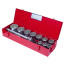Socket set with accessories 1", twelve-sided, 36-80 mm, 14 pieces KING TONY 8015MR