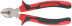 Trend side cutters, two-tone rubberized handles, 180 mm chrome-nickel coating