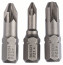 Set of 3 nozzles-Extra Hart bit (PZ) PZ1; PZ2; PZ3; 25 mm