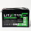 Литиевый аккумулятор тяговый ЛИТДЖЕТ BLACK LiFePO4 24V 75Ah 1920Wh IP67 BMS 80А