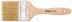 The brush is fluted, thick. 18 mm, 50% PBT/50% light natural. bristles, stainless steel. crimp, width 70 mm
