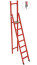 SSV-3.0M fiberglass stepladder with vertical support, metal ends (Soft ground), h=3250mm, h of the working platform=2200mm, steps.7