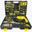 128-piece Tool Kit with GOODKING K51-21128 Network Impact Drill