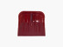 Polycarbonate shovel bucket, red color