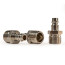 Daddy fitting with 1/2M male thread, nickel-plated steel, 50 pcs