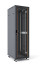 Telecommunication cabinet Ripo 376010GM/B 19" outdoor 37U 600x1000 black glass door