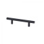 Metal rail handle 128/178 steel matt black AKS