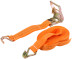 Load fastening strap, ratchet mechanism 135 mm, belt 38 mm x 8 m, 1500 / 3000 kg