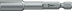 869/4 головка торцевая, без магнита, хвостовик 1/4" E 6.3, 7/16" x 50 мм