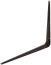 Corner bracket brown 300x350 mm (0.9 mm)