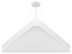 Светильник LED ЭРА Geometria SPO-151-W-40K-030 Delta 30Вт 4000К 3000Лм IP40 600*80 белый подвесной драйвер внутри