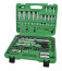 A set of tools in a suitcase 1/4" and 1/2" 12-gr., 108 items TOPTUL