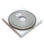 Diamond grinding wheel flat with double-sided relief of straight profile 14A1 200x6x4x5x32 AC4 100/80 V2-01 100% 54.0