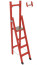 SSV-2.0TS fiberglass stepladder with vertical support, Telecom, wide steps, h=2120mm, h work platform=1100mm, step 4