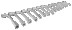 Set of curved socket wrenches series 29M, 8 - 24 mm, 14 pcs