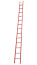 LSPD-3,5ATK single-section dielectric fiberglass ladder Telecom, abrasive coating of steps, hooks h=3500mm, steps 13