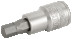 1/2" Socket head for screws with hex socket 7 mm 7809M-7