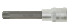 1/2" End head with insert for TORX screws, TR60