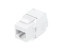 Keystone Jack RJ-45(8P8C) Ripo Insert, 180 Degrees, Category 6A, without Toolless Tool, White