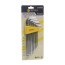 Set of hexagon socket wrenches ER-25107LB:L-shaped elongated with a ball 2.5-10mm 7pr. EUREKA /1/12/60