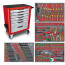 Tool cart 7 boxes with a set of tools VDE 125 items TOPTUL GE-12518V
