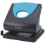 Berlingo "Office Soft" hole punch 30 l., plastic, blue, with ruler