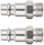 Universal adapters with 1/4" external thread, 2 pcs.