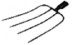 4-horned manure pitchforks made of rail steel