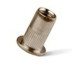 MESSER cylindrical threaded rivet with a notch of 12x16 mm (stainless steel, standard sideboard, 50 pcs.)