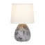 Rivoli Damaris 7037-501 Table Lamp 1 * E14 40W ceramic black and white with lampshade