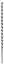 Винтовое сверло по древесине, шестигранный хвостовик 16 x 470 x 600 mm, d 11,1 mm