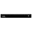 Ruler 20cm STAMM, plastic, opaque, black