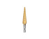 Step drill bit 4-12 pcs.9 titanium nitride (dx=6.3, P6M5) (4;5;6;7;8;9;10;11;12) HORTZ