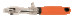 1/4" Handle with hinge and safety spring, 150 mm