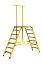 Fiberglass stepladder with symmetrical support with handrail SSS-1.5P-F55P