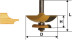 Figir horizontal milling cutter dv/st f79,4mm hv 12mm, art. 9330