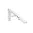 Folding shelf holder 300 white AKS (Model 1)
