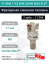 VT BMR 17X2 M08 XDHW 0602 PLBT Milling Replacement Head 17 mm with thread M8/ with coolant