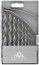 Set of HSS metal drills, 118° sharpening angle, layer. case, 10 pcs. (1-2-3-4-5-6-7-8-9-10 mm)