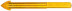 Universal drill bit for tile, glass, granite, concrete, brick, triangular shank, 12x85 mm