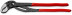 KNIPEX COBRA® adjustable pliers with lock, 90 mm (3 1/2"), turnkey 95 mm, L-400 mm, gray, 1-k handles