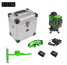 Построитель лазерных плоскостей самовыравнивающийся ZITREK LL12-GL-2Li-MC (12 линий, зеленый луч, 2 литиевых аккумулятора, металлический кейс) 065-0188