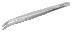 Stainless steel modeler tweezers/antimagn/150mm/corralled.