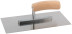 Stainless steel trowel, wooden handle, 270 x 130 mm