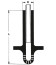 Degassing pipe LA 6/1000