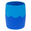 Подставка-стакан СТАММ, пластиковая, круглая, двухцветный синий
