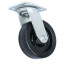 Heat-resistant swivel wheel support RAD PF 200