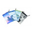 Universal soft napkin case 14x23.5 cm with color printing (for closed glasses), 1 pc.