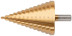 HSS step drill for metal, 13 steps, 4-52 mm