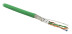 SFUTP4-C6-P26-IN-LSZH-GN-500 (500 m) Twisted pair cable, shielded SF/UTP, category 6, 4 pairs (26 AWG), stranded (patch), foil + copper braid shield, LSZH, green